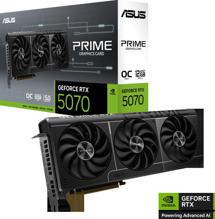 Actual product image ASUS Prime GeForce RTX 5070 OC (12 GB)
