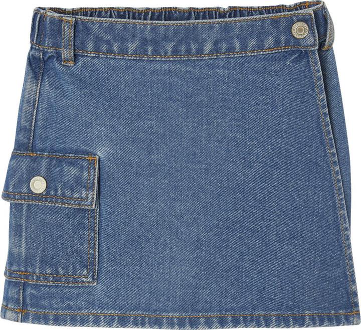 Vertbaudet Mädchen Cargo-Skort aus Denim
