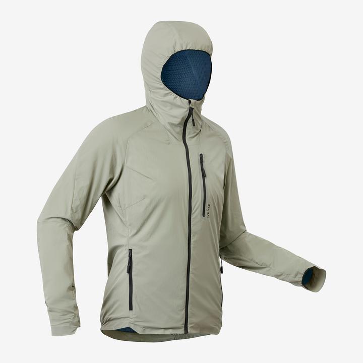 Wedze Unterziehjacke Damen leicht atmungsaktiv - Warm Wilder 900 grün