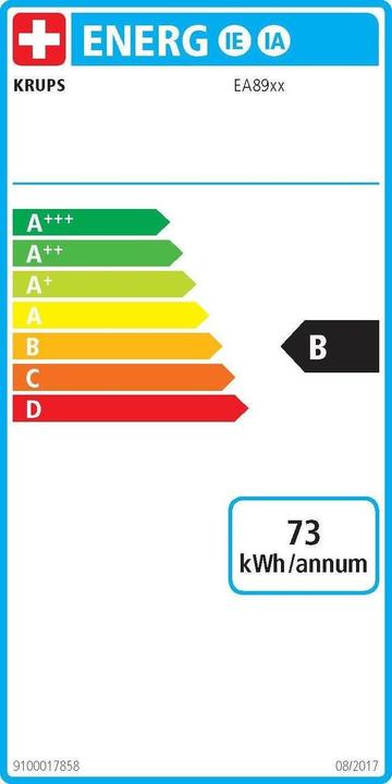 Etichetta energetica Krups Prova EA891C