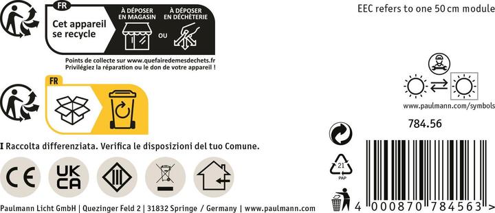 Immagine prodotto Paulmann PAUL Striscia luminosa a LED (Luce del giorno, 500 cm, Interno)