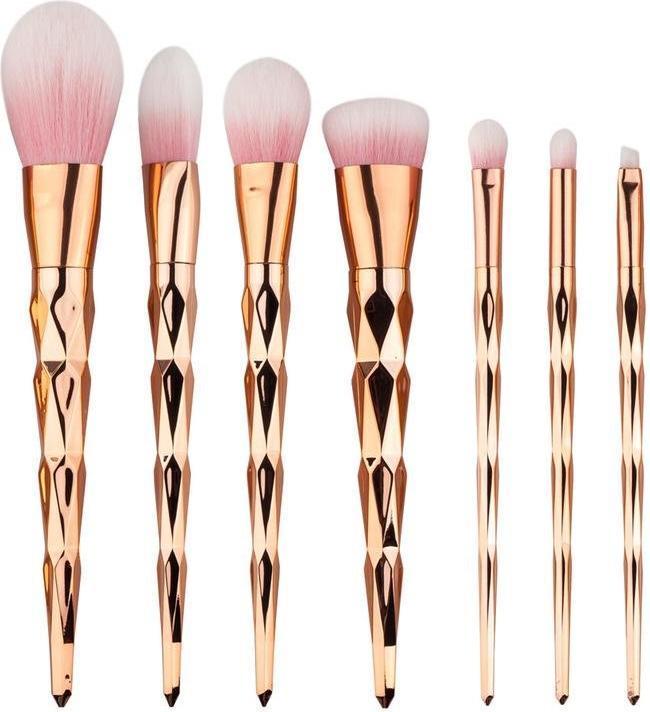 Produktbild JTI Make-up-Pinsel-Set, 7 Pinsel - Roségold (Set)