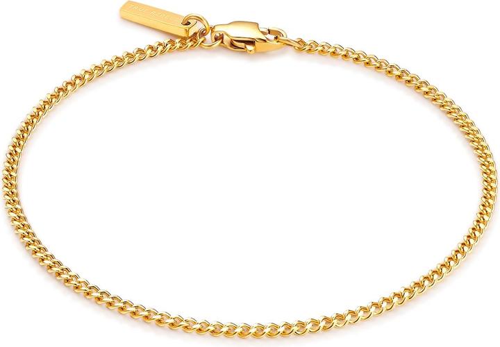 True Rebels Herren Edelstahl Gelbgold - 34168 (19 cm, Edelstahl)