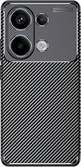 Actual product image - Beline Case Carbon Armor Xiaomi Redmi Note 13 Pro 4G czarny/black box (Xiaomi Redmi Note 13 Pro 4G)