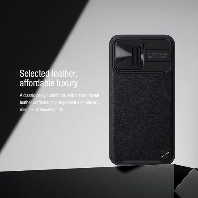 Produktbild Nillkin CamShield Kunstleder Series Hardcase Hülle (Apple iPhone 13 Pro)