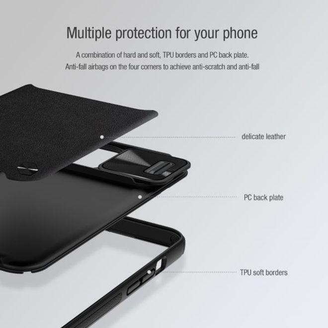 Produktbild Nillkin CamShield Kunstleder Series Hardcase Hülle (Apple iPhone 13 Pro)