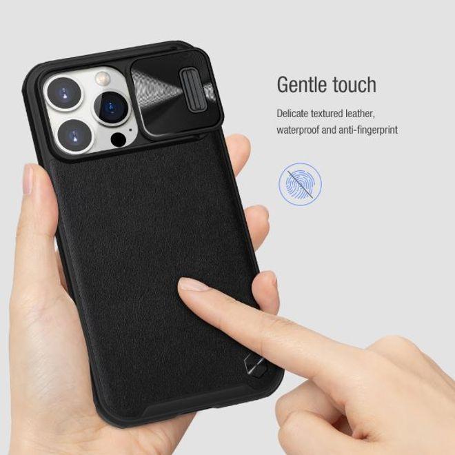 Produktbild Nillkin CamShield Kunstleder Series Hardcase Hülle (Apple iPhone 13 Pro)