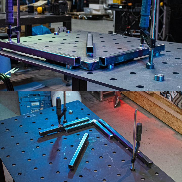 Produktbild Stahlwerk Spannbolzen D16 mm für Schweisstische und Lochplatten 4er Set (Metall)