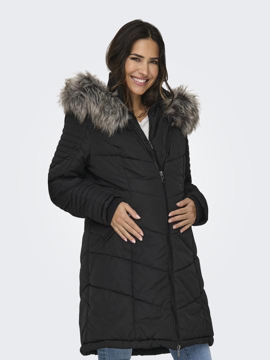 Produktbild Only Maternity Kapuze Gerippte Ärmelbündchen Mantel Mantel (S)