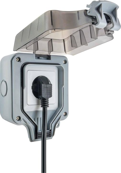 Productafbeelding Schwaiger Buitencontactdoos IP66 1-voudige Schuko inbouwcontactdoos