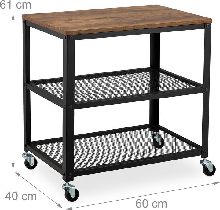 Actual product image Relaxdays Trolley