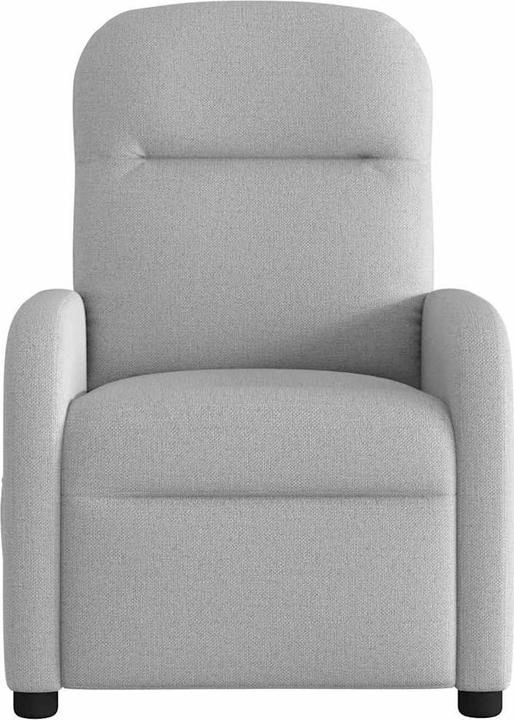 Actual product image VidaXL Massage chair electric cloud grey fabric
