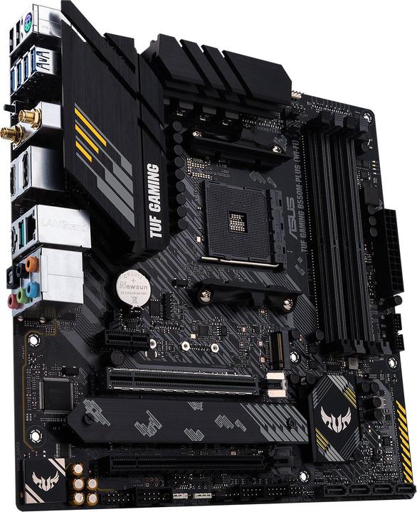 Actual product image ASUS TUF GAMING B550M-PLUS WI-FI (AM4, AMD B550, mATX)