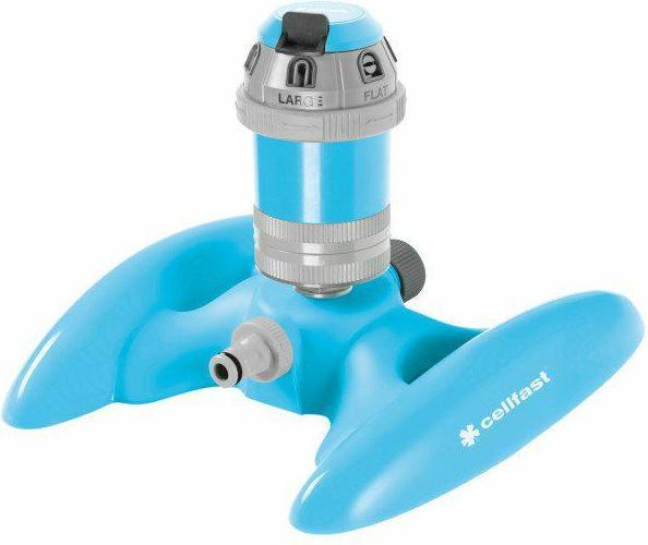 Produktbild Cellfast Sektorenregner Power IDEAL™, 6-Funktion-Regner auf Ständer, Bewässerungsfläche beträgt 3 (Impuls-, Kreis- und Sektorenregner)