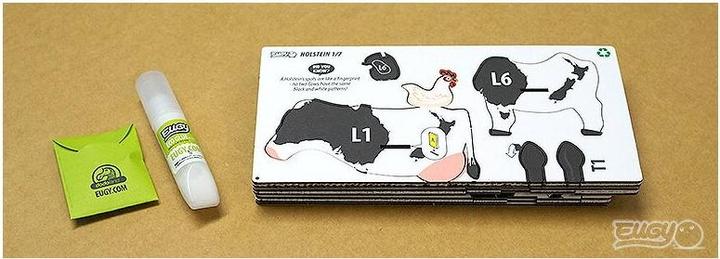 Immagine prodotto Eugy Set 3D Craft mucca Holstein (MQ6)