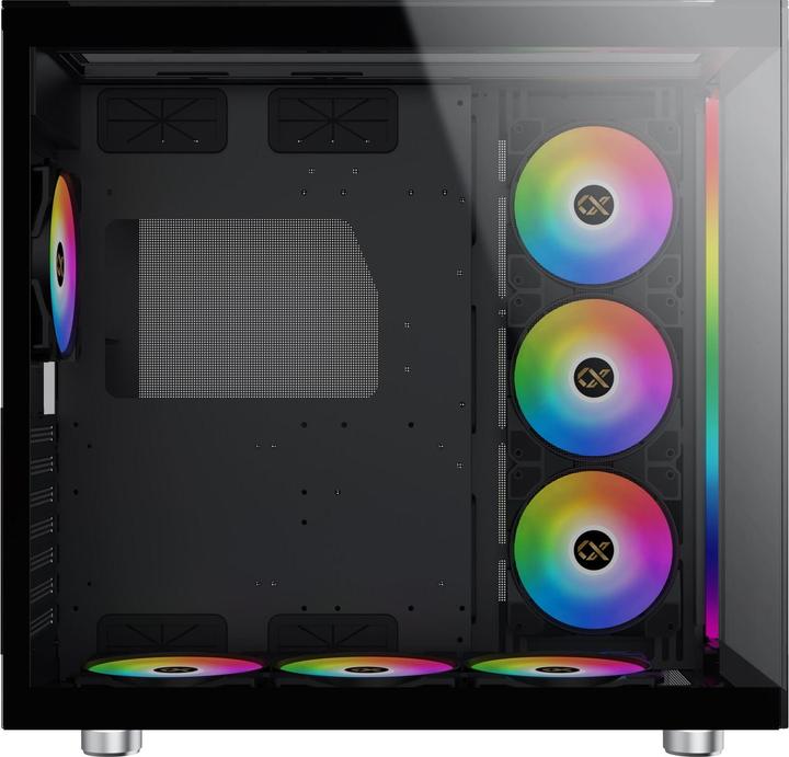 Image du produit Xigmatek Boitier Moyen Tour E-ATX Aqua Ultra RGB avec panneaux vitrés (Noir)