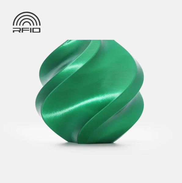 Produktbild Bambu Lab - PLA Silk+ - Candy Green - 1.75mm (PLA, 1.75 mm, Mehrfarbig)