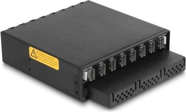 Produktbild Delock 5.25? Wechselrahmen für 8 x M.2 NVMe SSD mit Slim SAS