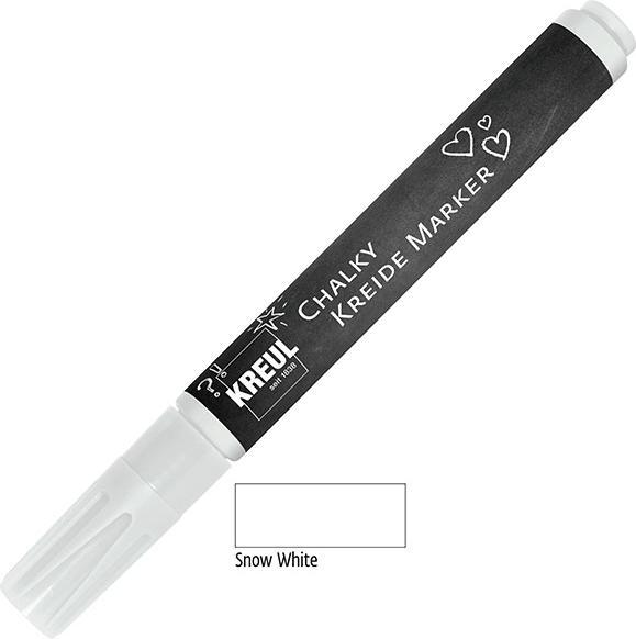 Produktbild Kreul Kreidemarker Chalky, Medium, Snow White (Snow White, 4 mm, 1 x)