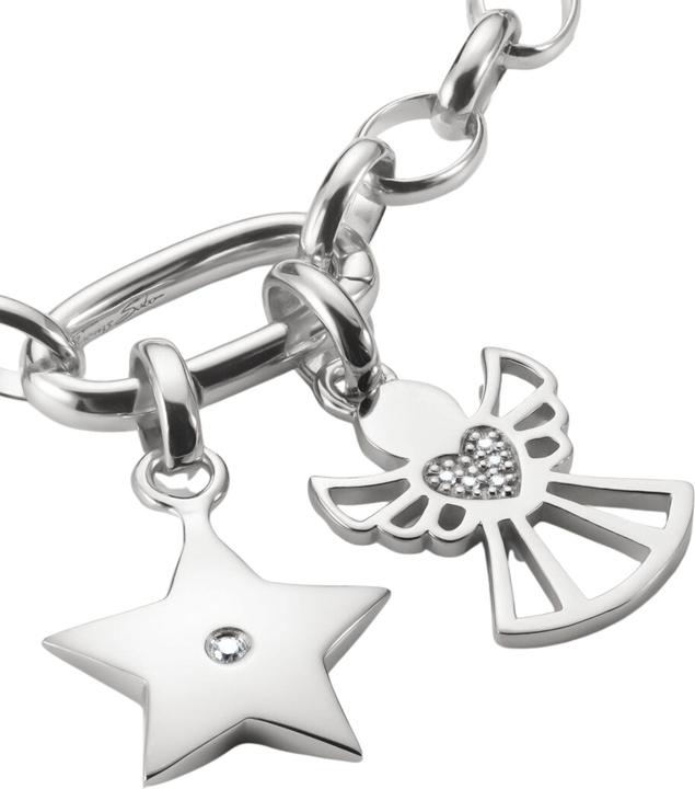 Immagine prodotto Thomas Sabo Charm-Anhänger Stern mit weissem Stein Connect Silber (Argento)