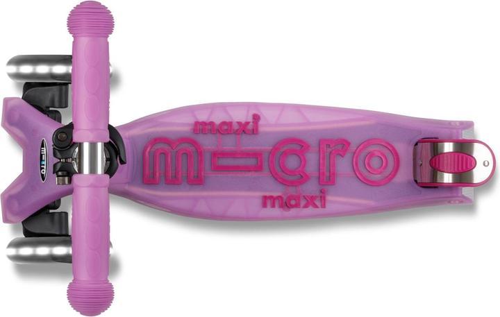 Actual product image Micro Scooter Maxi Deluxe Glow LED Plus Luminous Purple
