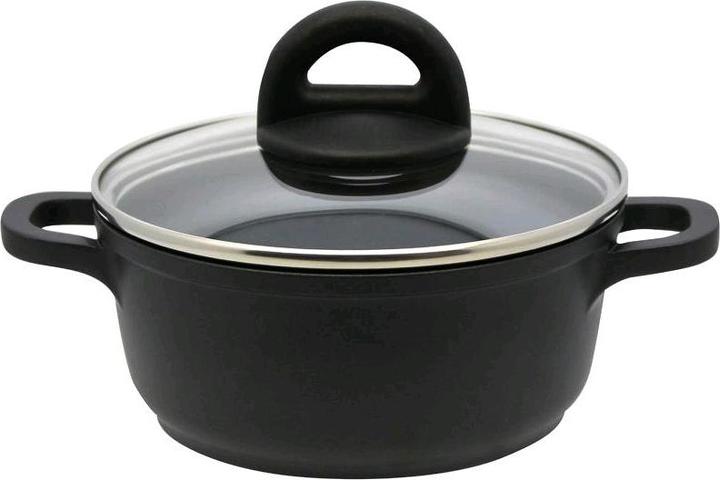 Produktbild ELO Basic Black Aluguss Topf m.D.16cm Dur Select 89116 (16 cm, Kochtopf, Aluminiumguss)