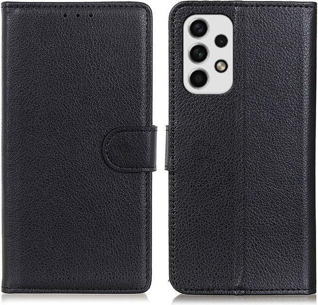 Actual product image MU Classic Litchi Leather Bookcover Series (Samsung Galaxy A23 5G, Samsung Galaxy A23)