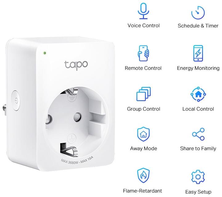 Immagine prodotto TP-Link Mini Presa Wi-Fi Intelligente Confezione Da 2