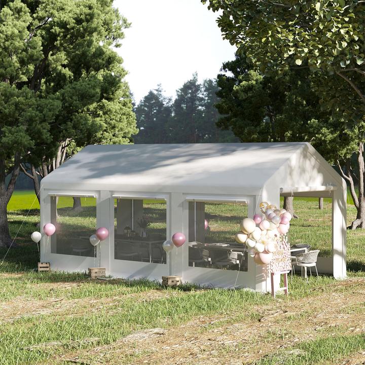Produktbild Outsunny Partyzelt mit abnehmbaren Seitenwänden (595 cm, 295 cm)