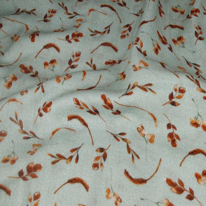 Produktbild Poppy Double Gauze Digital Leaves