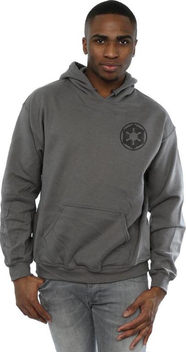 Produktbild Star Wars The Mandalorian Galactic Empire Insignia Breast Print Kapuzenpullover (XL)