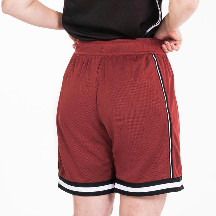 Produktbild Tarmak Damen/Herren Basketball Shorts wendbar - Short 500 schwarz/rot (3XL)