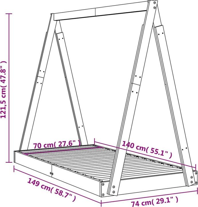 Produktbild VidaXL Zoris (90 x 200 cm)