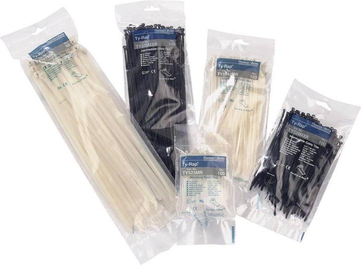 Immagine prodotto ABB Fascetta Ty-Rap® con chiusura in acciaio (L x W) 457 mm x 6,9 mm TY5275MX Colore: Nero 50 pz. (Fascette in metallo, 457 mm, 50 pz.)