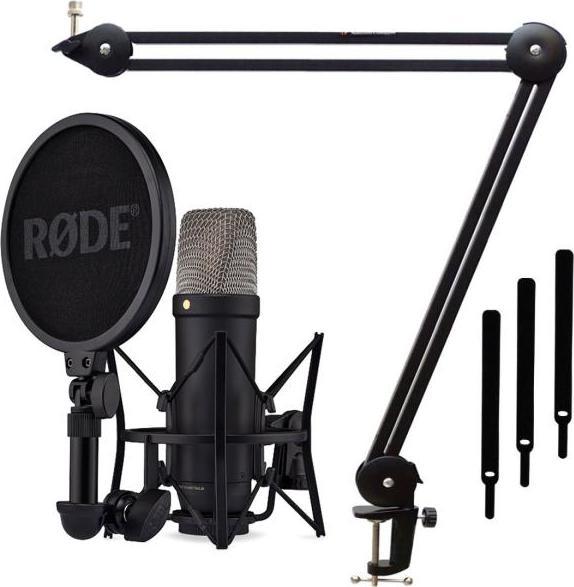Produktbild RØDE NT1 5th Generation Mikrofon Schwarz mit Stativ-Arm