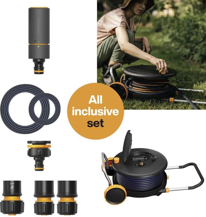 Actual product image Fiskars BĘBEN Z WĘŻEM M 1/2" 20m COMFORT (21.50 m)