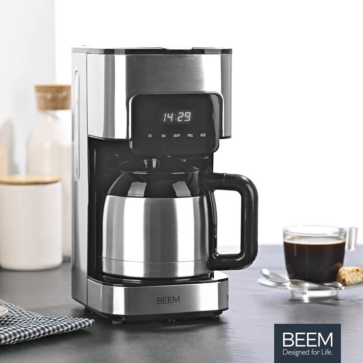 Produktbild Beem Filterkaffeemaschine Fresh Aroma Touch, 800W Schwarz/Silber