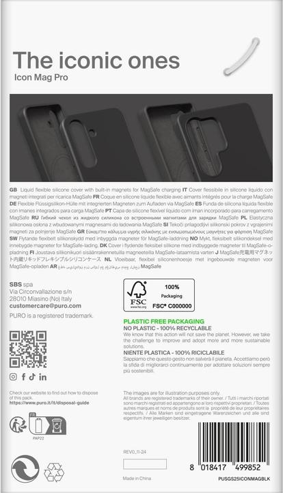 Immagine prodotto Puro Copertina posteriore (Samsung Galaxy S25 Ultra)
