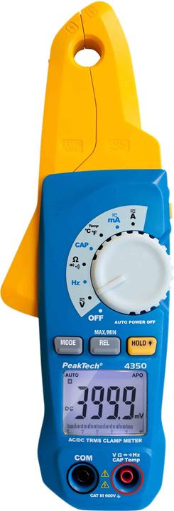 Actual product image Peaktech P 4350 Current clamp meter (CAT III 600V)