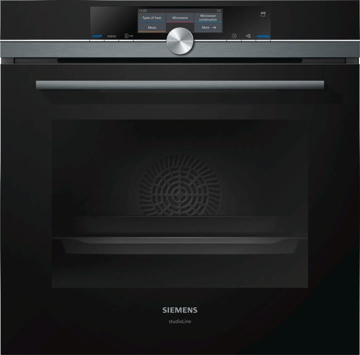 Produktbild Siemens HS858GXB6 Einbau-Dampfbackofen Schwarz