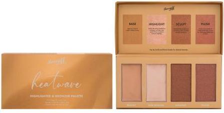 Actual product image Barry M Heatwave Highlighter & Bronzer Palette (Bronzer, 14 g)