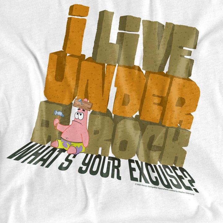 Immagine prodotto Spongebob Squarepants What's Your Excuse? Maglietta Adulto Unisex (L)