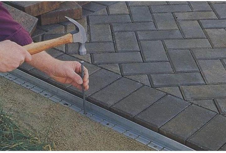 Produktbild Green Split Ultra Starke Alu Rasenkanten 64mm x 100cm | Beeteinfassung | Beetumrandung | Beetbegrenzungen (100 cm)