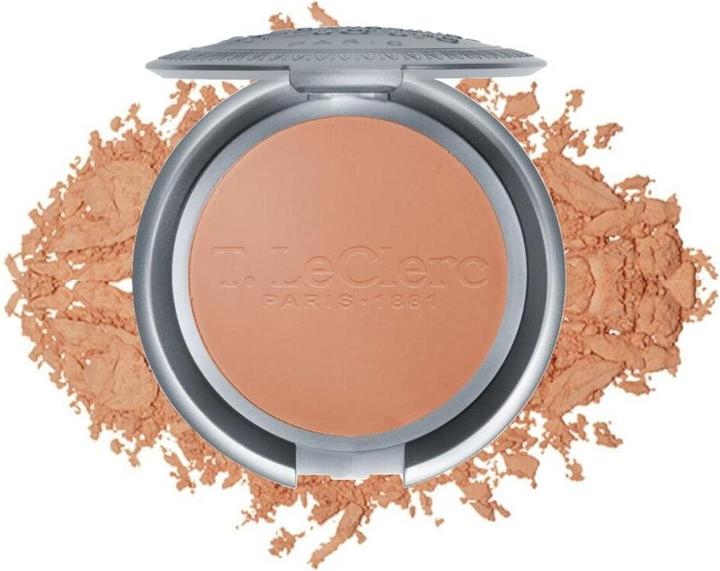 Actual product image T. LeClerc Compact Pressed Powder Super-Blendable Face Makeup Longwear Portable Matte Finish for Rad
