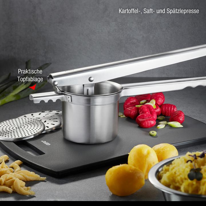 Produktbild GEFU 89440 Kartoffel-, Saft- und Spätzlepresse