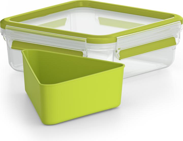 Produktbild Tefal K31008, Lunch container, Adult, Green, Transparent, Square, Germany, 0.85 L