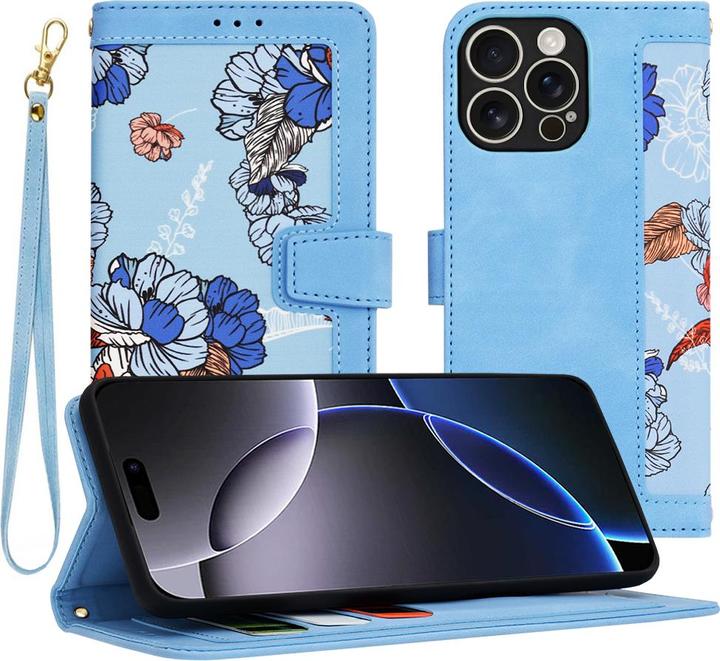 Produktbild Techsuit - FlipCraft - iPhone 16 Pro Max - Vibrant Blue (Apple iPhone 16 Pro Max)