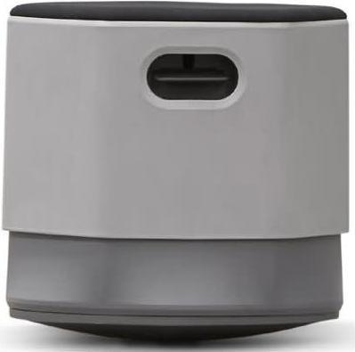 Actual product image Rocada VICTORIA stool, height adjustable 440 - 560 mm, charcoal.