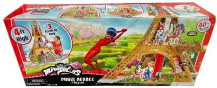 Actual product image Bandai MIRACULOUS deluxe play set Paris 4+