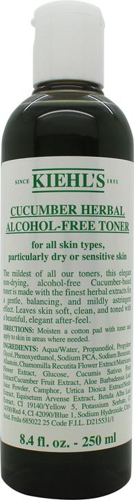 Kiehl's Cucumber Herbal Alcohol-Free Gesichtswasser (Mizellenwasser, 250 ml)